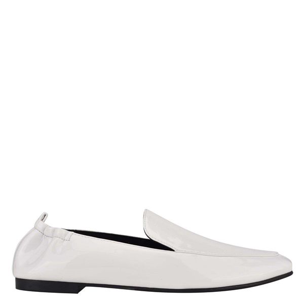 Nine West Haylee White Loafers | South Africa 15W06-2Z55